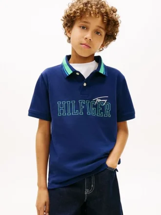 Hilfiger-polo i stretch för barn