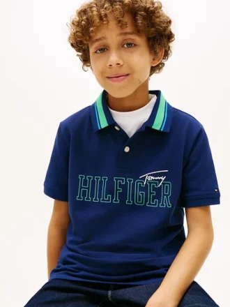 Hilfiger-polo i stretch för barn