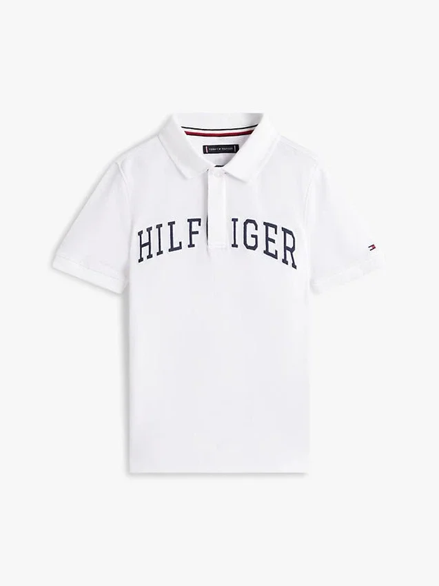 Hilfiger-polotröja med tryck för barn Hilfiger-polotröja med tryck för barn