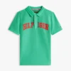 Hilfiger-polotröja med tryck för barn