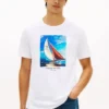 Hilfiger seglings-T-shirt med fototryck