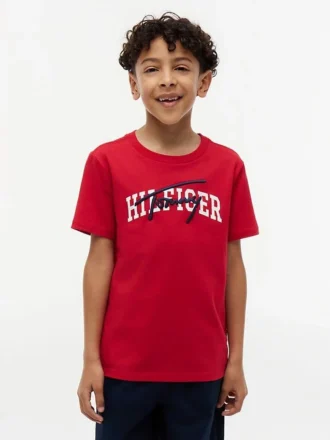 Hilfiger-T-shirt med tryck för barn