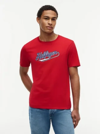 Hilfiger T-shirt med Varsity-logotyp