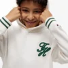 Hoodie med broderat monogram för barn Hoodie med broderat monogram för barn