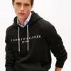 Hoodie med broderat Tommy-logo