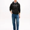 Hoodie med broderat Tommy-logo