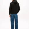 Hoodie med broderat Tommy-logo