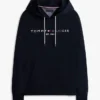 Hoodie med broderat Tommy-logo