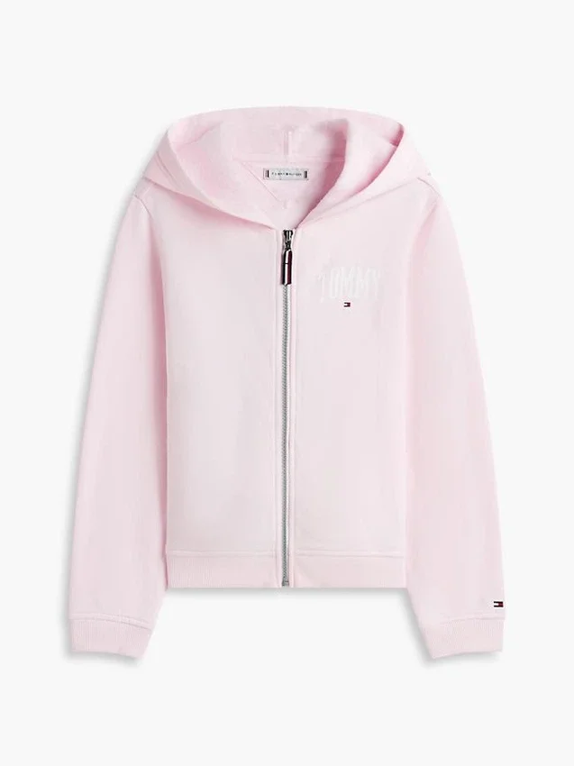 Hoodie med dragkedja och Tommy-logotyp för barn Hoodie med dragkedja och Tommy-logotyp för barn