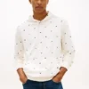 Hoodie med flagglogo över hela plagget Hoodie med flagglogo över hela plagget