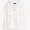 Hoodie med flagglogo över hela plagget Hoodie med flagglogo över hela plagget