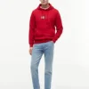 Hoodie med flagglogotyp Hoodie med flagglogotyp