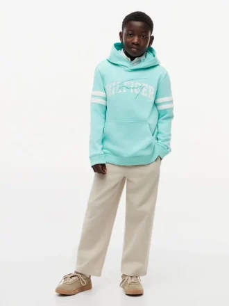 Hoodie med Hilfiger-logotyp för barn