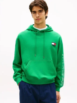 Hoodie med segel-logo