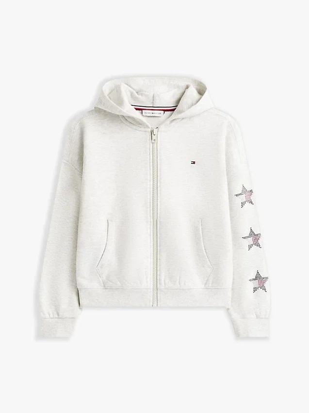 Hoodie med strassstjärna för barn Hoodie med strassstjärna för barn