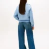 Interlock-fleece-tröja med kvartslång dragkedja Interlock-fleece-tröja med kvartslång dragkedja