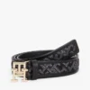 Jacquard-skärp med monogramspänne