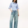 Jeans med hög midja och vida ben Jeans med hög midja och vida ben