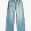 Jeans med hög midja och vida ben Jeans med hög midja och vida ben