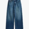 Jeans med hög midja och vida ben Jeans med hög midja och vida ben