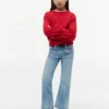 Jeans med påsydda fickor och utsvängda ben för barn Jeans med påsydda fickor och utsvängda ben för barn