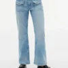 Jeans med påsydda fickor och utsvängda ben för barn Jeans med påsydda fickor och utsvängda ben för barn