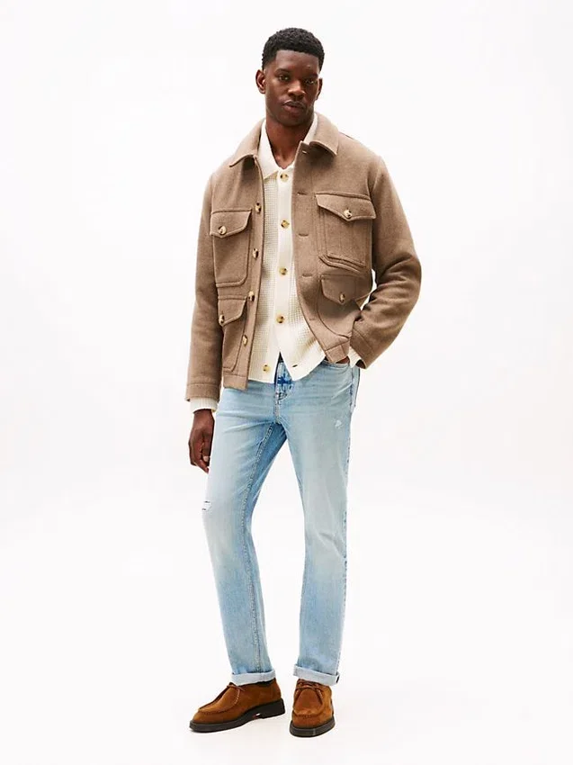 Jeans med rak passform Jeans med rak passform