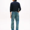 Jeans med spänne och avslappnad passform Jeans med spänne och avslappnad passform