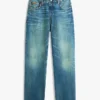 Jeans med spänne och avslappnad passform Jeans med spänne och avslappnad passform