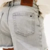 Jeansshorts med råa kanter för barn