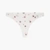 Jersey-string med blommönster Jersey-string med blommönster