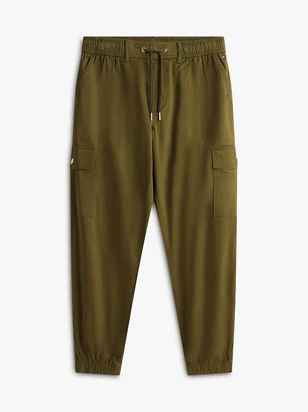 Joggingbyxor i stretchbomull Joggingbyxor i stretchbomull