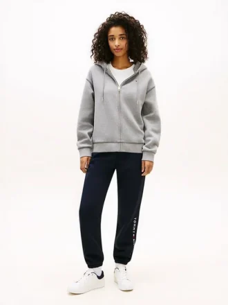 Joggingbyxor med broderad Tommy-logotyp