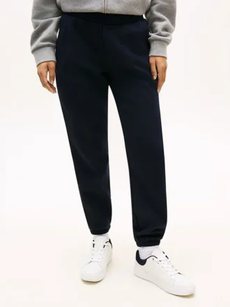 Joggingbyxor med broderad Tommy-logotyp