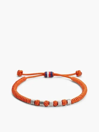 Justerbart flätat nylonarmband