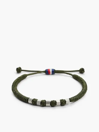 Justerbart flätat nylonarmband
