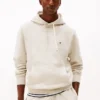 Klassisk hoodie i borstad fleece Klassisk hoodie i borstad fleece