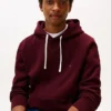 Klassisk hoodie i borstad fleece Klassisk hoodie i borstad fleece