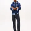 Klassisk hoodie i borstad fleece Klassisk hoodie i borstad fleece