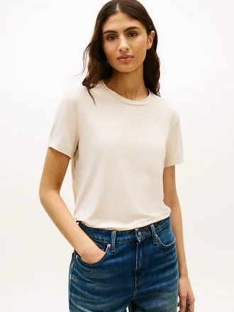 Klassisk passform, lätt jersey-T-shirt