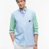Klassisk passform Mix Stripe Paper-Touch-skjorta
