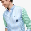 Klassisk passform Mix Stripe Paper-Touch-skjorta