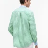 Klassisk passform Mix Stripe Paper-Touch-skjorta