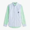 Klassisk passform Mix Stripe Paper-Touch-skjorta