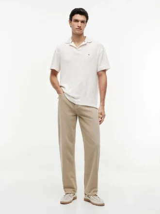 Klassisk passform Texturerad jacquard-polo