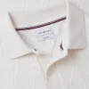 Klassisk passform Texturerad jacquard-polo Klassisk passform Texturerad jacquard-polo