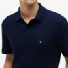 Klassisk polo i texturerad jacquard Klassisk polo i texturerad jacquard