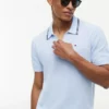 Kortärmad polo med kontrastkant Kortärmad polo med kontrastkant