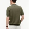 Kortärmad polo med kontrastkant Kortärmad polo med kontrastkant