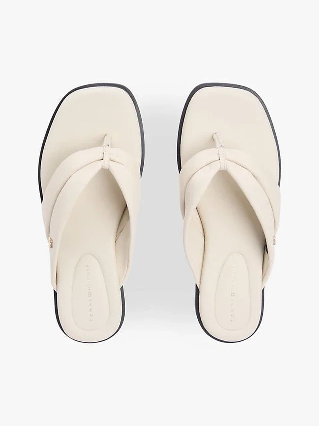 Läderflip-flops Läderflip-flops